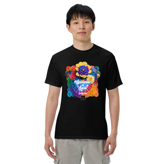 Summer of Love Unisex garment-dyed heavyweight t-shirt