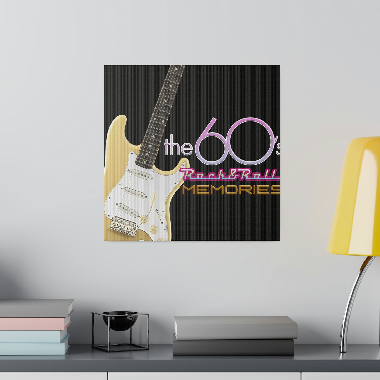 60's Rock and Roll Memories Graphic on Canvas